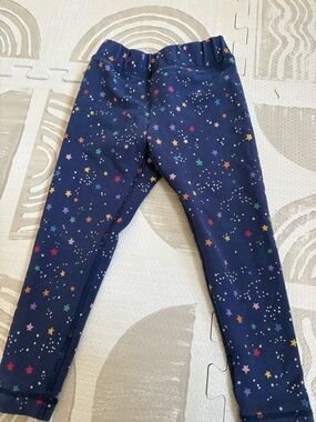 Hanna Andersson Navy Star Print Leggings